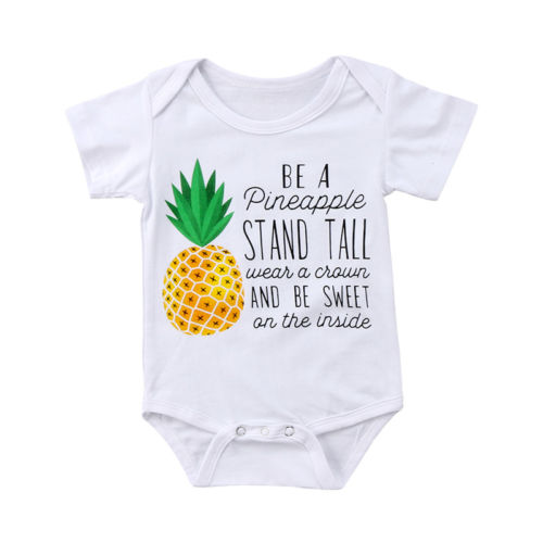Pineapple - Baby Rompers