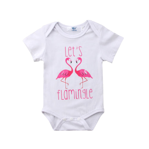 Flamingo - Baby Rompers